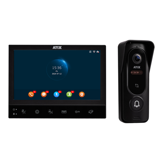 Комплект домофонии AT-I-K741F/TWСR Black